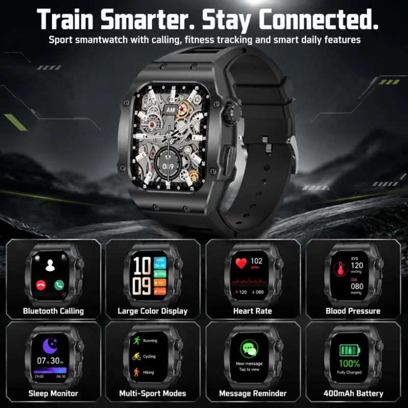 GEJIAN New 1.91 "HD Screen Sports Smart Watch for Men with Heart Rate Sleep Bluetooth Call IP67 Fitness Pedometer Smartwatch
GEJIAN New 1.91 "HD Screen Sports Smart Watch for Men with Heart Rate Sleep Bluetooth Call IP67 Fitness Pedometer Smartwatch