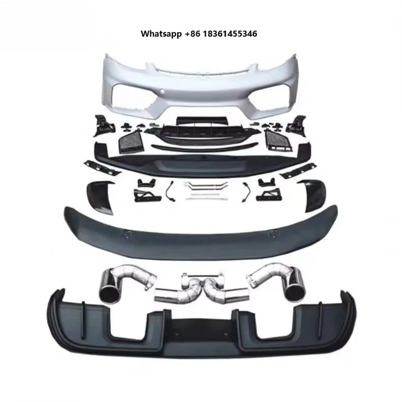 For Cayman 718 to GT4 2017 Including Front Bumper Assembly Grille Rear Diffuser STLF Performance Parts Body Kit
For Cayman 718 to GT4 2017 Including Front Bumper Assembly Grille Rear Diffuser STLF Performance Parts Body Kit