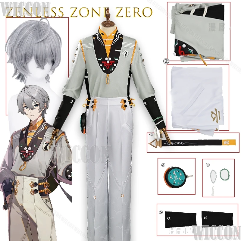 Zenless Zone Zero Zhe HeLiaoqingxiao Skin Cosplay Costume Full Set Anime Game Outfit Stylish Male Character Cos Black Red Coat
Zenless Zone Zero Zhe HeLiaoqingxiao Skin Cosplay Costume Full Set Anime Game Outfit Stylish Male Character Cos Black Red Coat
