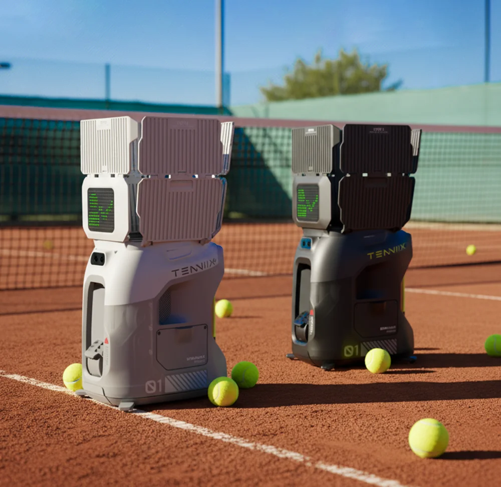 New Arrival Tenniix Tennis Ball Machine AI Coach Voice-Control Training Portable Tennis Ball Launch Training Shooting Machine
New Arrival Tenniix Tennis Ball Machine AI Coach Voice-Control Training Portable Tennis Ball Launch Training Shooting Machine