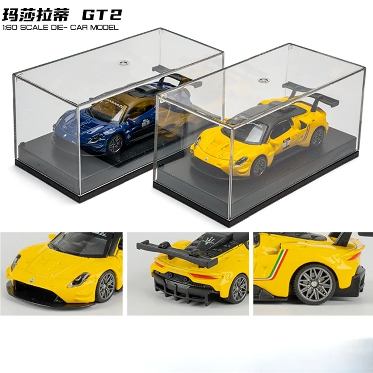 1:64 Simulation Maserati GT2 alloy car model small desktop ornament collection with dust box display fine workmanship
1:64 Simulation Maserati GT2 alloy car model small desktop ornament collection with dust box display fine workmanship
