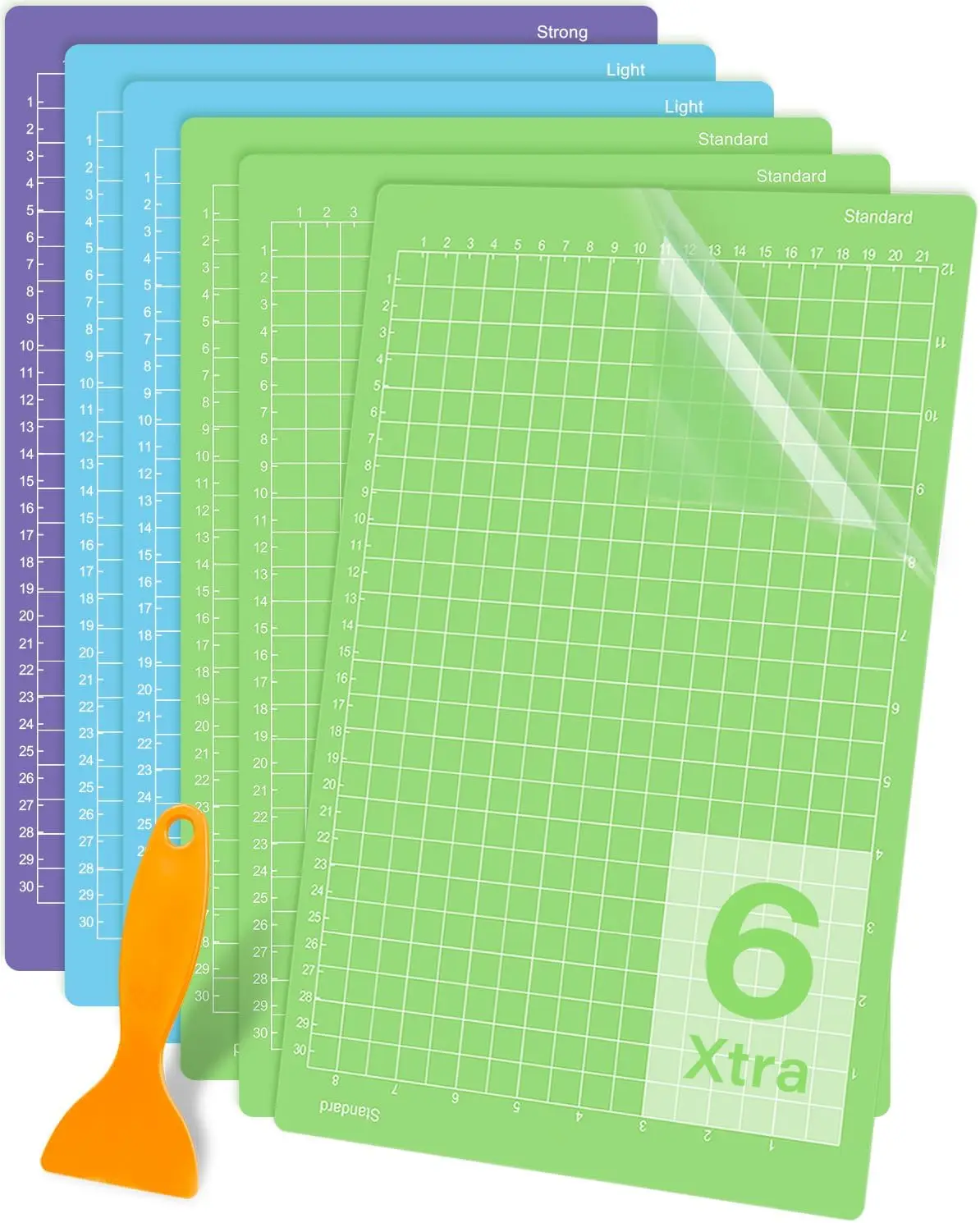 Cutting Mat 8.5x12in 6 Pack Reusable Sticky Grip for Cricut Joy Xtra Light Standard Strong Adhesive
Cutting Mat 8.5x12in 6 Pack Reusable Sticky Grip for Cricut Joy Xtra Light Standard Strong Adhesive
