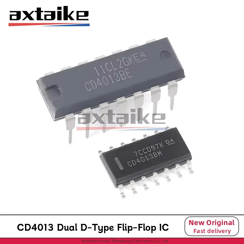 20PCS CD4013 DIP-14 SOP-14 CD4013BE CD4013BM CD4013BM96 HEF4013BT MC14013BDR2G 3V-15V SMD Dual D-Type Flip-Flop IC
20PCS CD4013 DIP-14 SOP-14 CD4013BE CD4013BM CD4013BM96 HEF4013BT MC14013BDR2G 3V-15V SMD Dual D-Type Flip-Flop IC