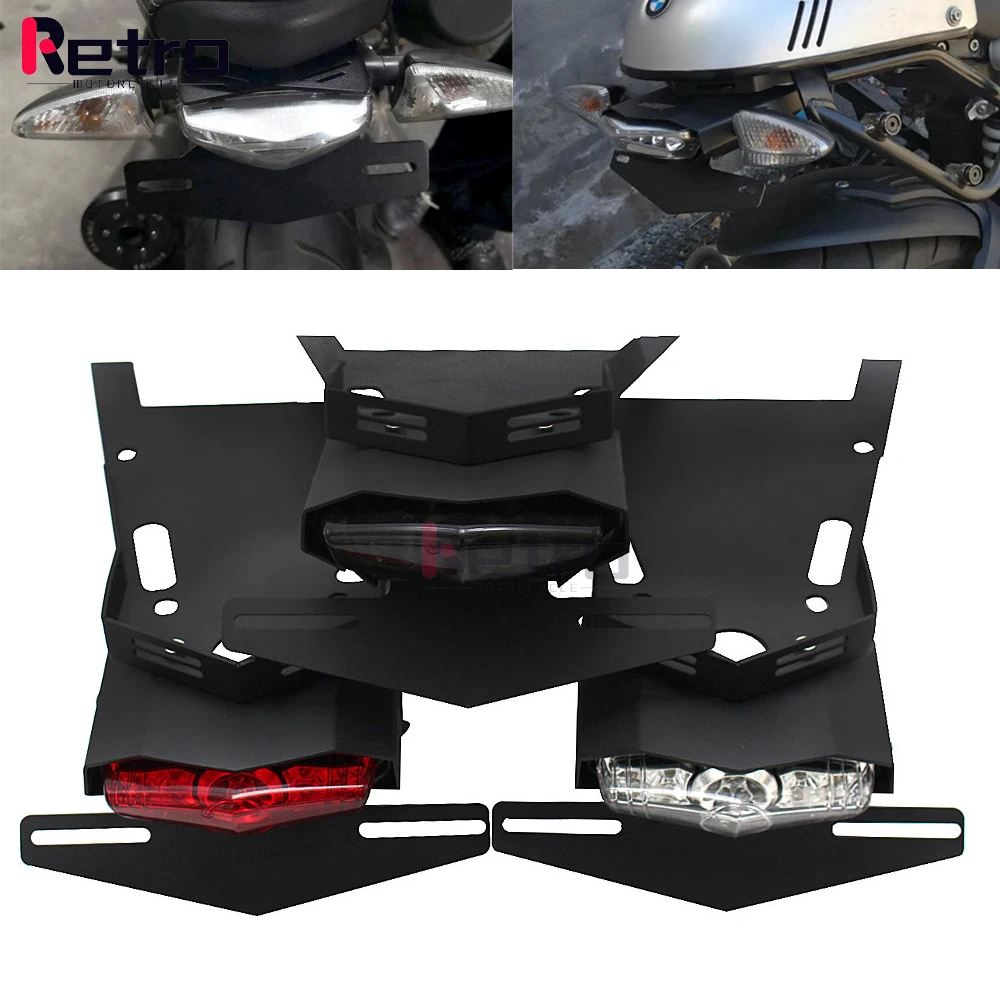 Motorcycle Tail Mount License Plate Bracket Brake Rear Lamp Taillight for BMW R NINE T 2014-2021 R9T
Motorcycle Tail Mount License Plate Bracket Brake Rear Lamp Taillight for BMW R NINE T 2014-2021 R9T