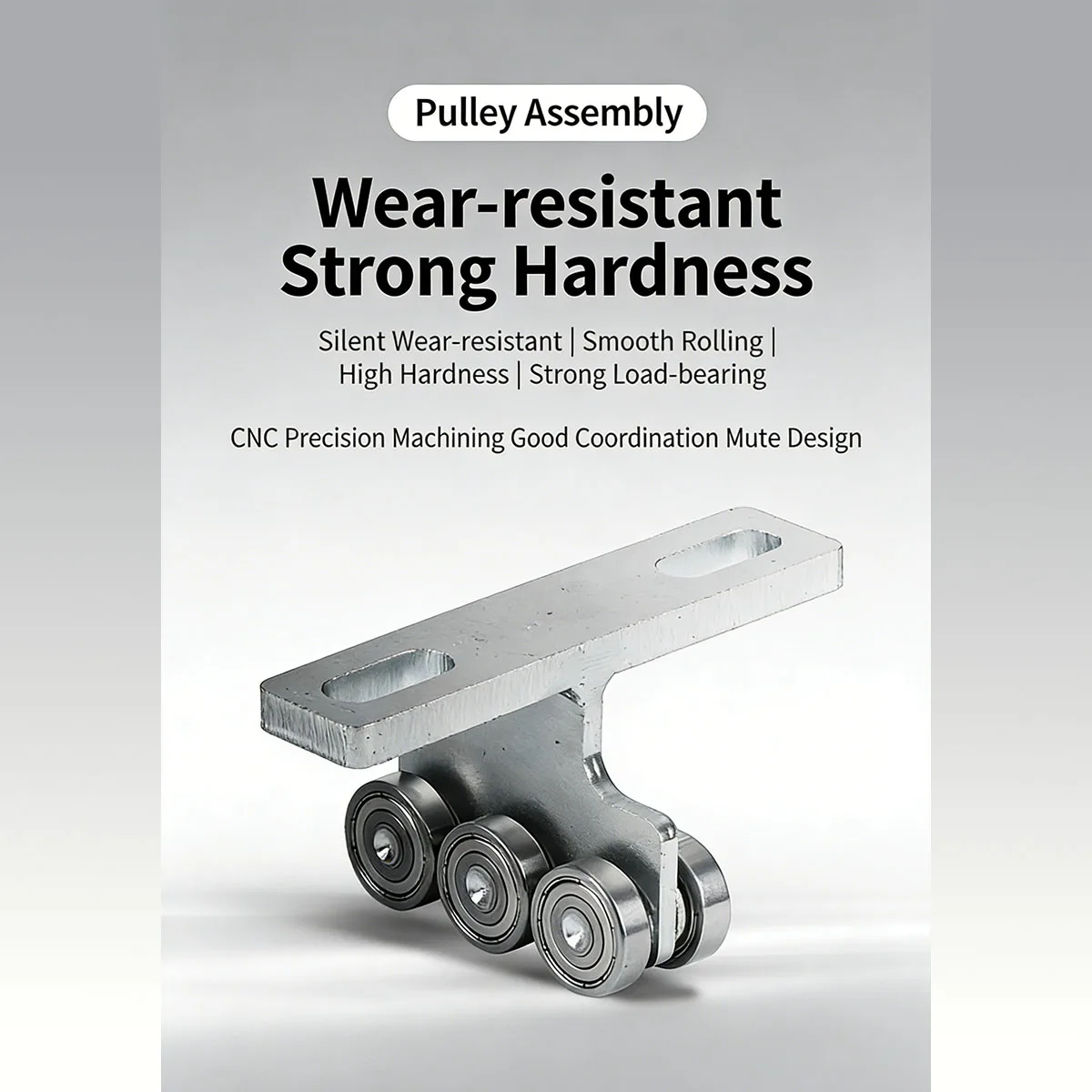 Silent load-bearing suspension wheel sliding door track solid wood door T-shaped accessory sliding installation roller
Silent load-bearing suspension wheel sliding door track solid wood door T-shaped accessory sliding installation roller