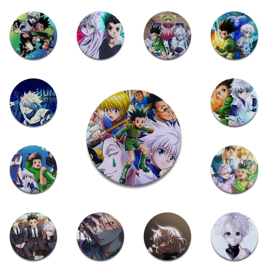 58 мм аниме HUNTER×HUNTER GON FREECSS Killua Zoldyck Leorio PaladiKnight косплей костюм значок булавка SPTE жесть брошь реквизит Gilf
58 мм аниме HUNTER×HUNTER GON FREECSS Killua Zoldyck Leorio PaladiKnight косплей костюм значок булавка SPTE жесть брошь реквизит Gilf