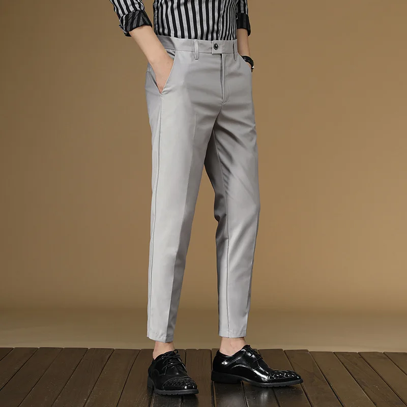 Summer Suit Pants Men Red Black Khaki Flat Formal Office Wear Smart Business Official Mens Dress Trousers for men Clothing 2022
Summer Suit Pants Men Red Black Khaki Flat Formal Office Wear Smart Business Official Mens Dress Trousers for men Clothing 2022