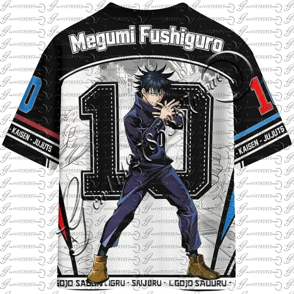 Jujutsu Kaisen Megumi Fushiguro #10 American Football Jersey, Anime Black White 3D All Over Print Unisex Rugby Jersey, Casual
Jujutsu Kaisen Megumi Fushiguro #10 American Football Jersey, Anime Black White 3D All Over Print Unisex Rugby Jersey, Casual