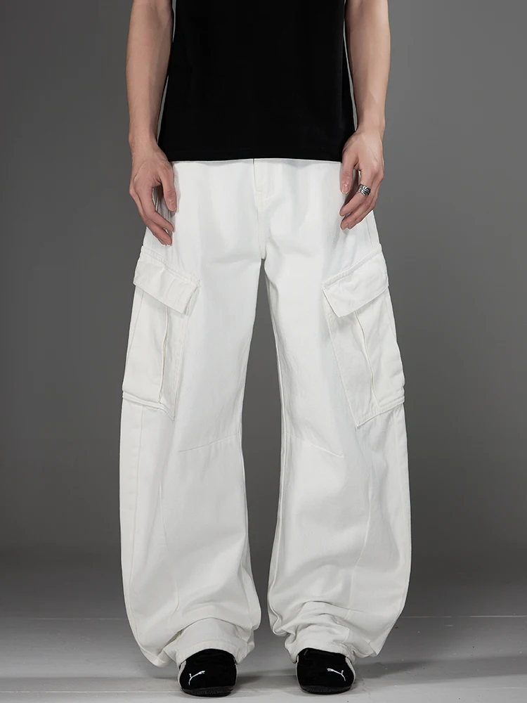 100% Cotton Men's Loose Pants White Fashion Korean Cargo Pants Pocket Streetwear Male Personality Harajuku Trousers
100% Cotton Men's Loose Pants White Fashion Korean Cargo Pants Pocket Streetwear Male Personality Harajuku Trousers