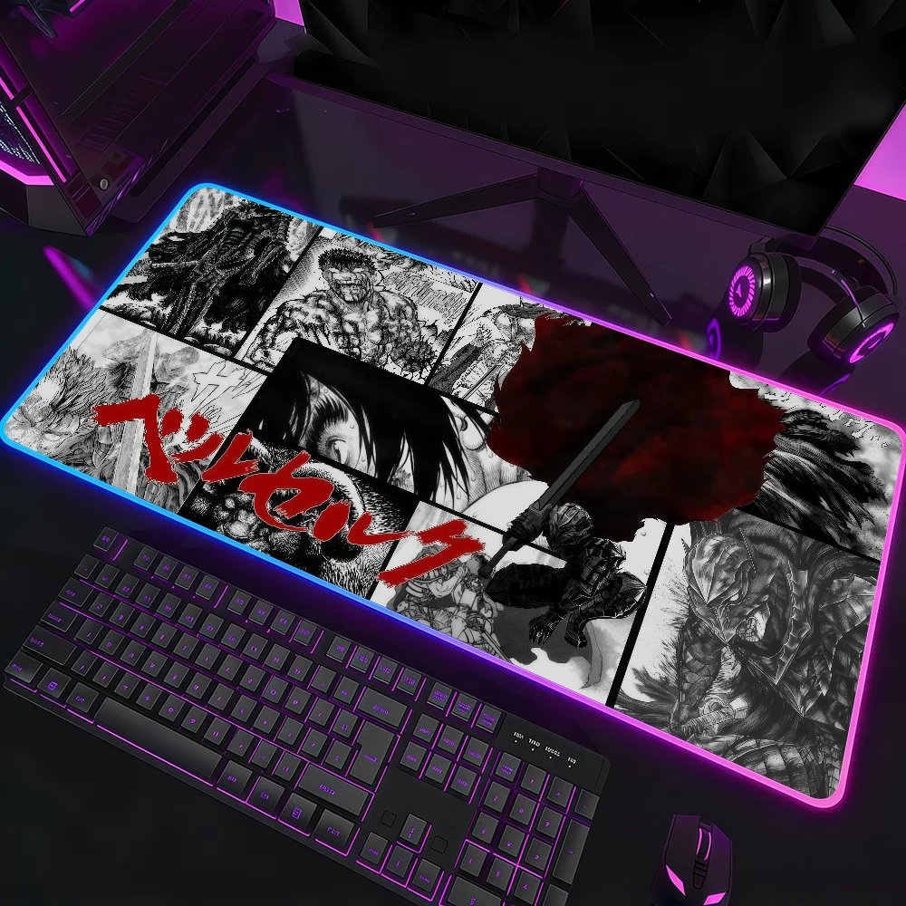 Anime Berserk Mouse Pad RGB Led Gaming Bedroom Office Desk Non-Slip Mat Waterproof Large
Anime Berserk Mouse Pad RGB Led Gaming Bedroom Office Desk Non-Slip Mat Waterproof Large