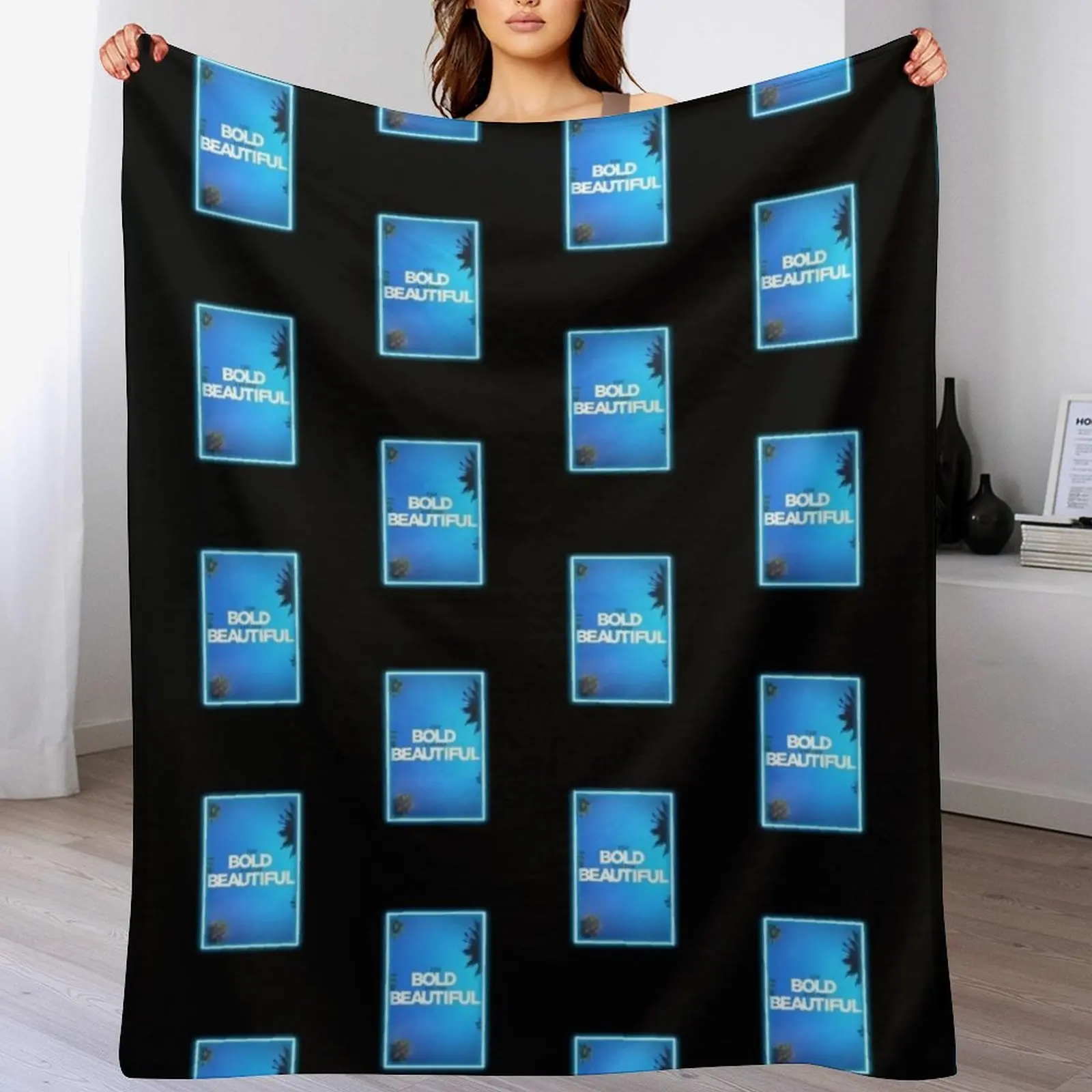 Aqua Neon B&B Title Screen (on Black) Throw Blanket Retros christmas gifts Blankets
Aqua Neon B&B Title Screen (on Black) Throw Blanket Retros christmas gifts Blankets