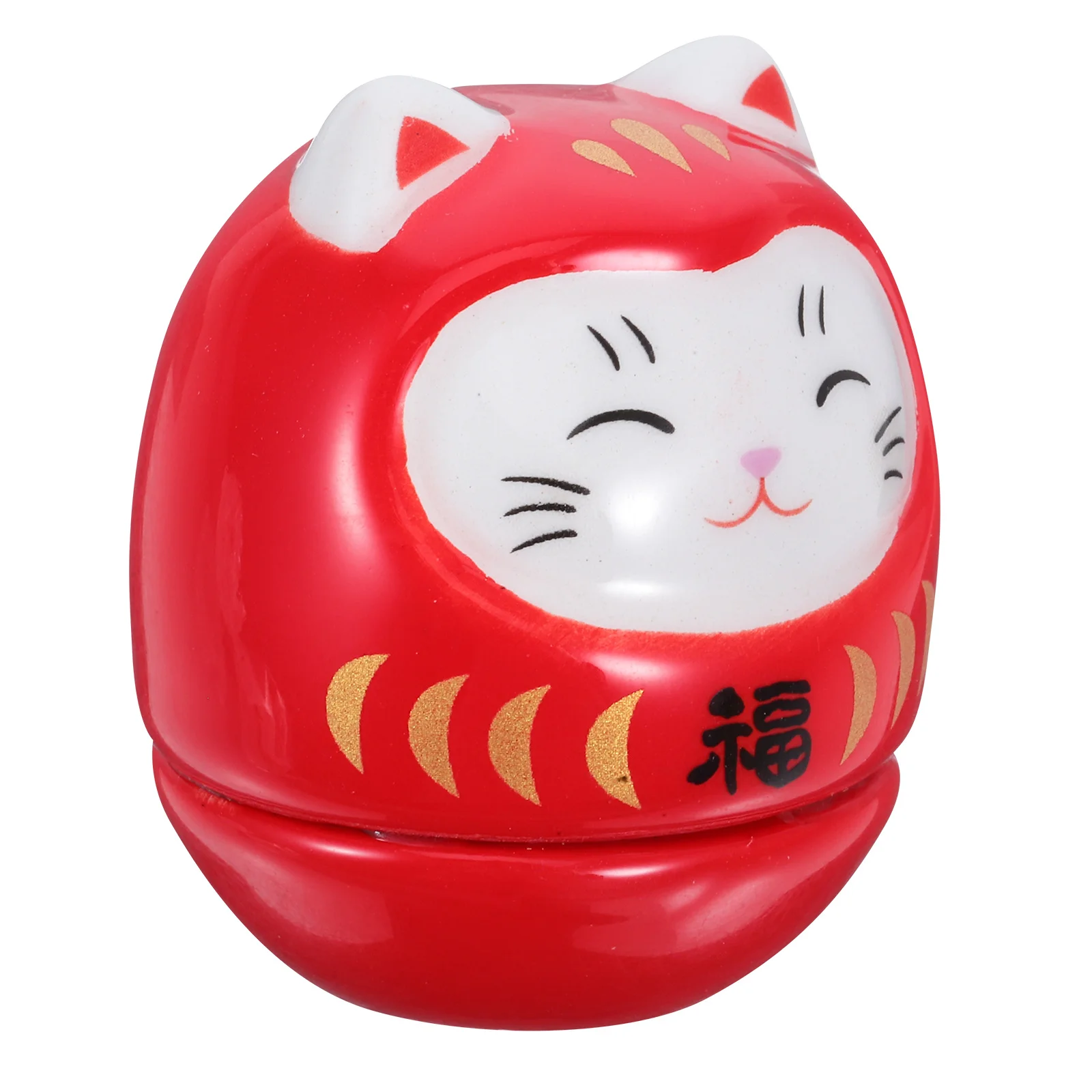Cat Tumbler Ceramic 8.5cm Wobbling Lucky Cat Ornament for Desk Car Home Auspicious Decorative Craft Compact Design
Cat Tumbler Ceramic 8.5cm Wobbling Lucky Cat Ornament for Desk Car Home Auspicious Decorative Craft Compact Design