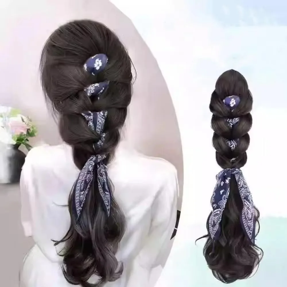 Ribbon Braided Synthetic Wig Ponytail Female Grasping Clip Temperament Ponytail Hairpin 16 Inch Wig Braid Hairpin
Ribbon Braided Synthetic Wig Ponytail Female Grasping Clip Temperament Ponytail Hairpin 16 Inch Wig Braid Hairpin