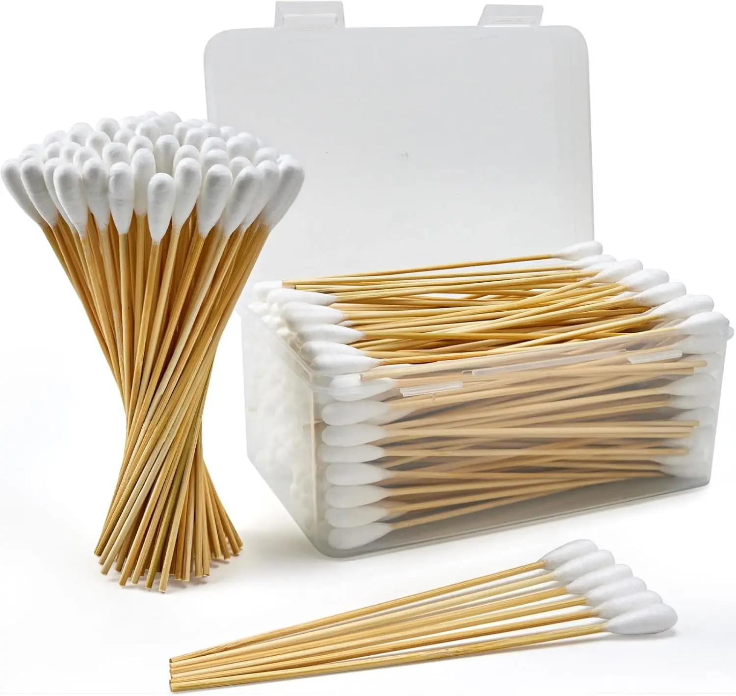 200PCS Large Cotton Swabs in Storage Box, 6 Inch Dog Ear Swabs with Bamboo Handle - Soft, Lint-Free for Dogs
200PCS Large Cotton Swabs in Storage Box, 6 Inch Dog Ear Swabs with Bamboo Handle - Soft, Lint-Free for Dogs
