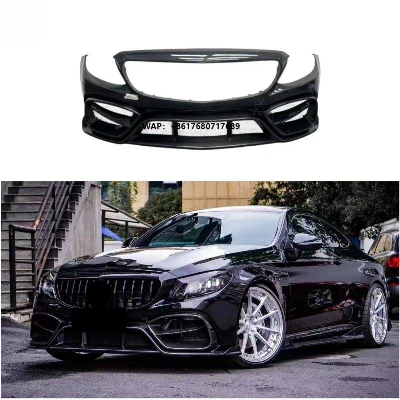 IMP Style All Carbon Fiber Front Bumper for C CLass W205 C63 C63S 2015-2021 Cars Body Kit
IMP Style All Carbon Fiber Front Bumper for C CLass W205 C63 C63S 2015-2021 Cars Body Kit