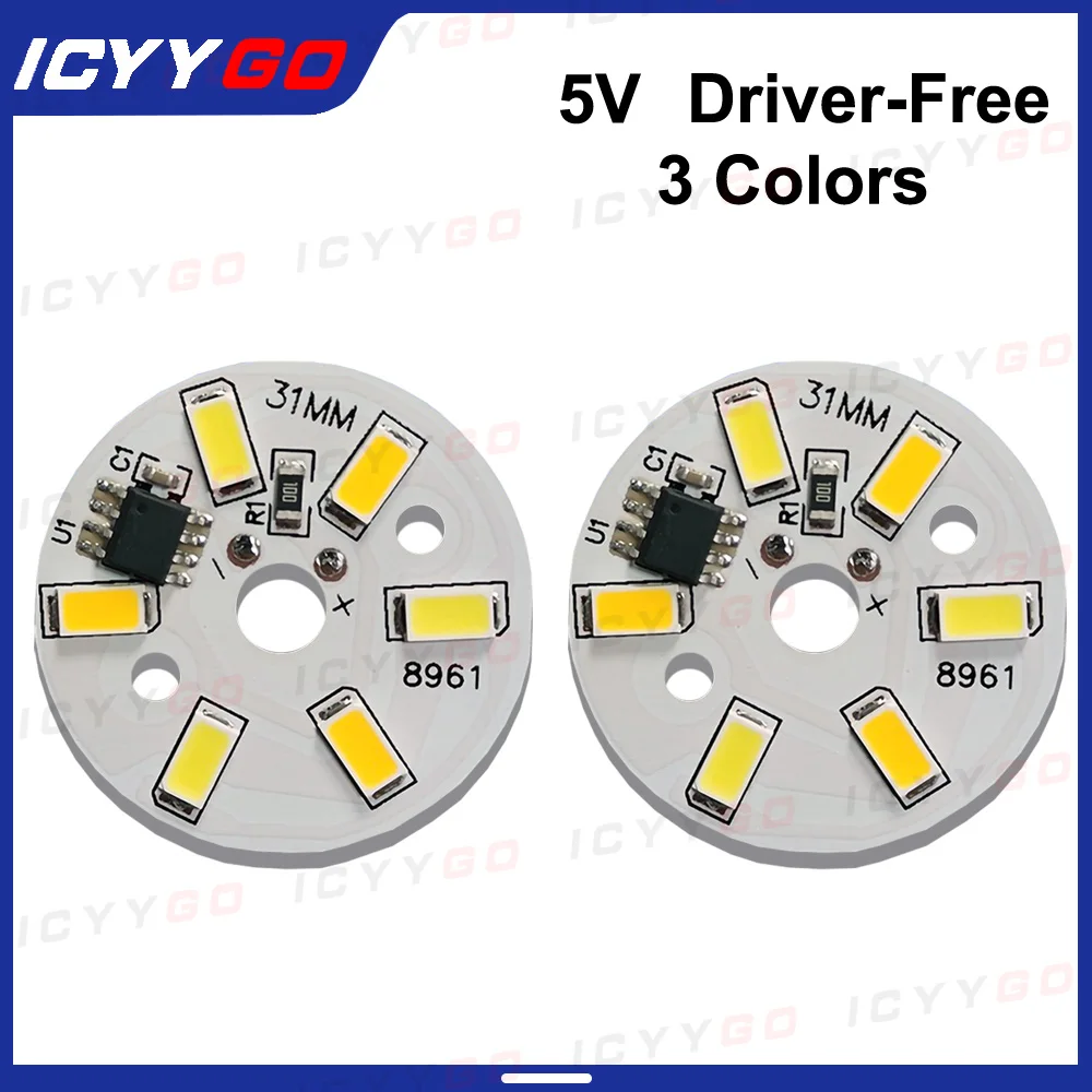 5V Lamp Board Low Voltage Driver-Free LDE Light Source 31MM White Warm Neutral Three-Color Dimmable Lamp Board
5V Lamp Board Low Voltage Driver-Free LDE Light Source 31MM White Warm Neutral Three-Color Dimmable Lamp Board