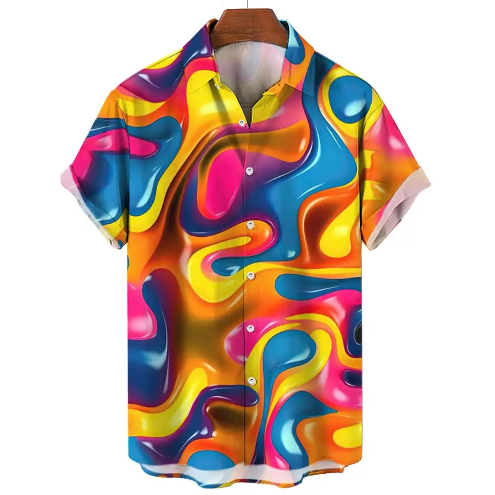 Fashion Men's Lapel Shirt Hawaiian Style Summer Outdoor Casual Short Sleeve Tops 3D Flower Print OverSize Daily Men's Clothing
Fashion Men's Lapel Shirt Hawaiian Style Summer Outdoor Casual Short Sleeve Tops 3D Flower Print OverSize Daily Men's Clothing
