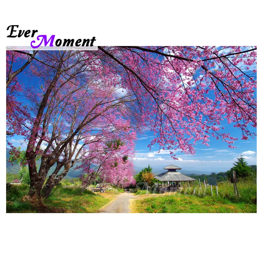Алмазная картина Ever Moment, полная квадратная круглая дрель, розовый цветок, дерево, пейзаж, картина со стразами, алмазная вышивка ASF2014
Алмазная картина Ever Moment, полная квадратная круглая дрель, розовый цветок, дерево, пейзаж, картина со стразами, алмазная вышивка ASF2014