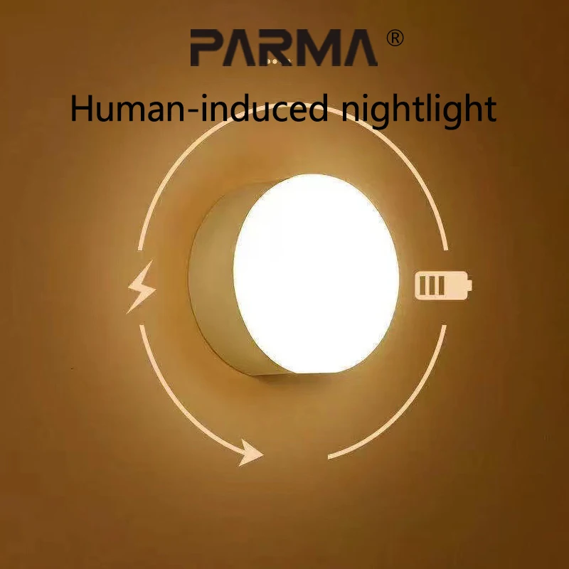 Full-automatic wireless intelligent induction lamp charging led lamp human body induction three-color ribbon switch nightlight
Full-automatic wireless intelligent induction lamp charging led lamp human body induction three-color ribbon switch nightlight