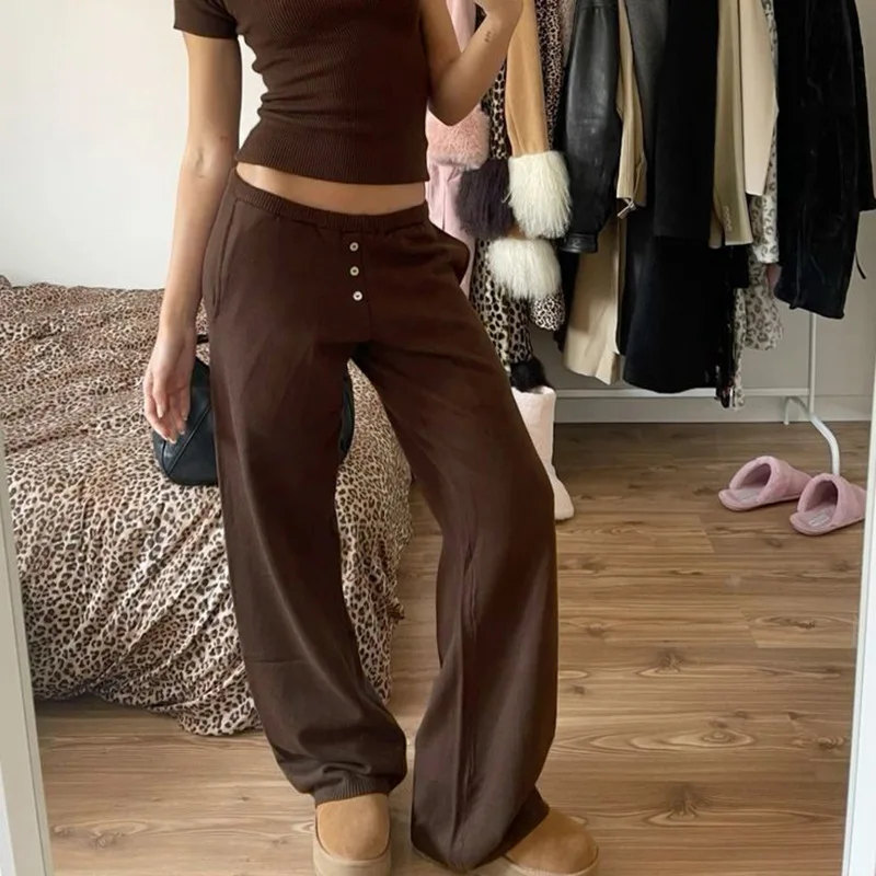 Retro Straight Leg Casual Pants Street Sle Long Knitted Trousers for Women Autumn Season Faion Retro Straight Leg Trousers
Retro Straight Leg Casual Pants Street Sle Long Knitted Trousers for Women Autumn Season Faion Retro Straight Leg Trousers