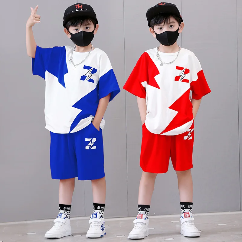 Boys Fashion O-neck Patchwork Streetwear Clothing Sets 2023 Summer New Loose Letters Print Top & Shorts 2 Pieces Children Suits
Boys Fashion O-neck Patchwork Streetwear Clothing Sets 2023 Summer New Loose Letters Print Top & Shorts 2 Pieces Children Suits