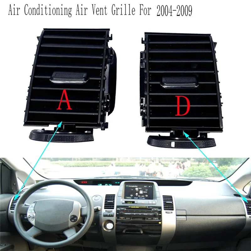 Lasting 4Pcs Dashboard Air Vents Air Conditioning Air Vent Grille For Toyota Prius 2004-2009
Lasting 4Pcs Dashboard Air Vents Air Conditioning Air Vent Grille For Toyota Prius 2004-2009