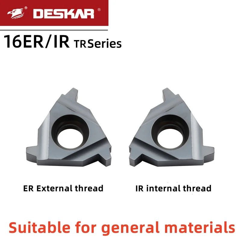 DESKAR Original 16ER 16IR 1.5TR 2TR 2.5TR 3TR LDA Токарные инструменты Резьбовые инструменты Запчасти Твердосплавные вставки Токарный станок с ЧПУ Резка
DESKAR Original 16ER 16IR 1.5TR 2TR 2.5TR 3TR LDA Токарные инструменты Резьбовые инструменты Запчасти Твердосплавные вставки Токарный станок с ЧПУ Резка