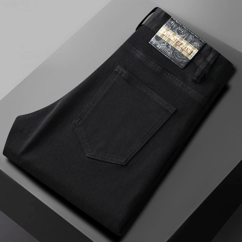 2026 Autumn Black Men's Jeans Slim Fit Small Straight Casual Fashion Denim Pants
2026 Autumn Black Men's Jeans Slim Fit Small Straight Casual Fashion Denim Pants