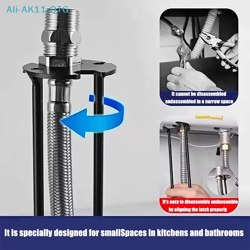 NEW 2pcs Multifunction Carbon Steel Sink Repair Wrench Sink Faucet Installer For Bathroom Kitchen
NEW 2pcs Multifunction Carbon Steel Sink Repair Wrench Sink Faucet Installer For Bathroom Kitchen