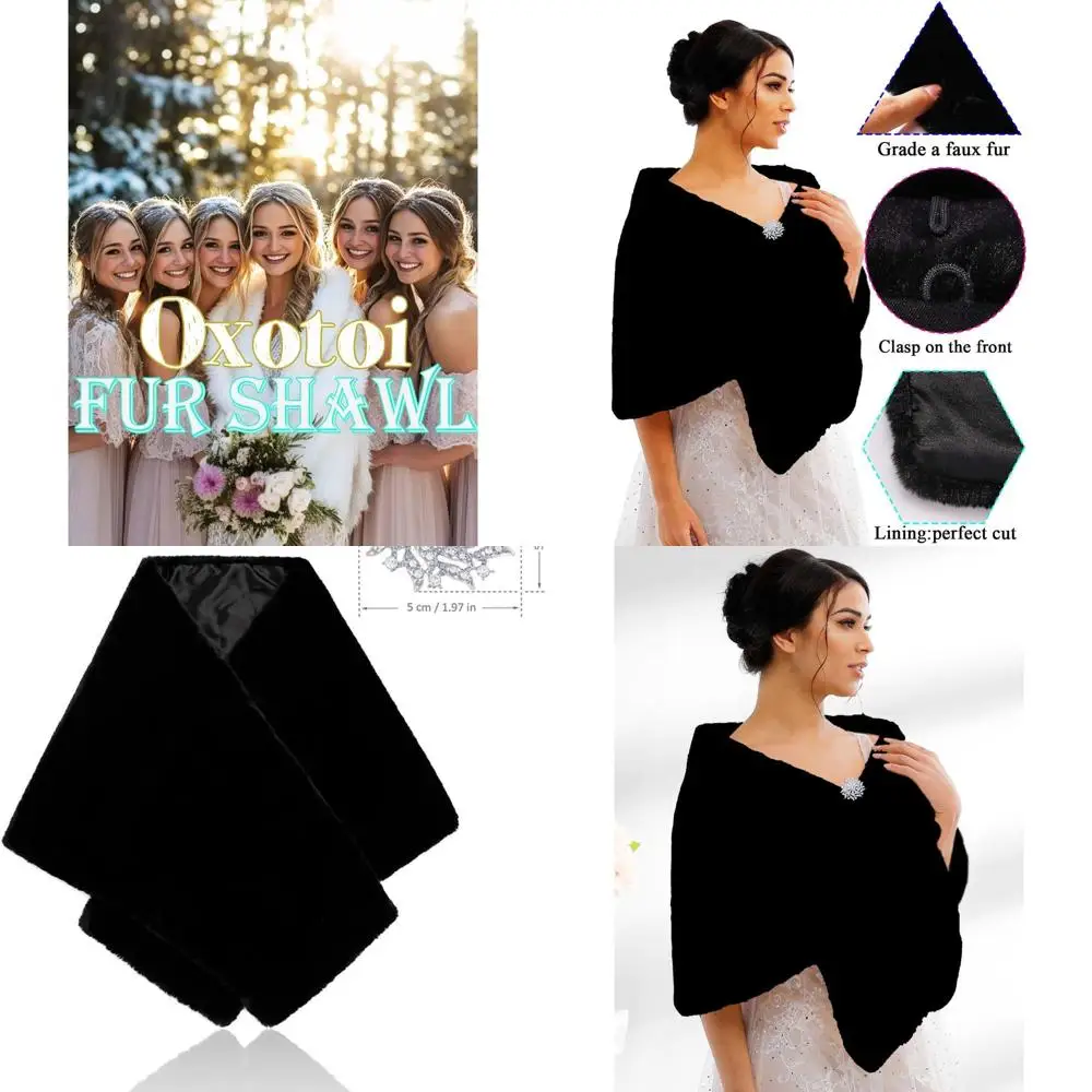 Шаль из искусственного меха для женщин — аксессуар для свадебного и вечернего платья
Шаль из искусственного меха для женщин — аксессуар для свадебного и вечернего платья