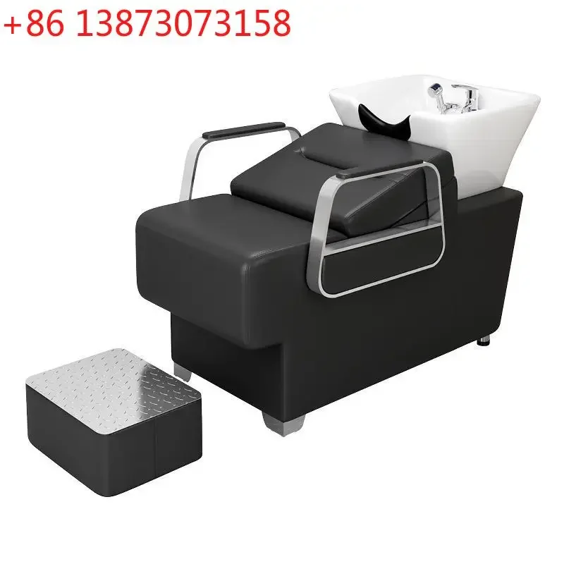 Half-lying flush bed Simple high-end hair salon special new hair bed
Half-lying flush bed Simple high-end hair salon special new hair bed