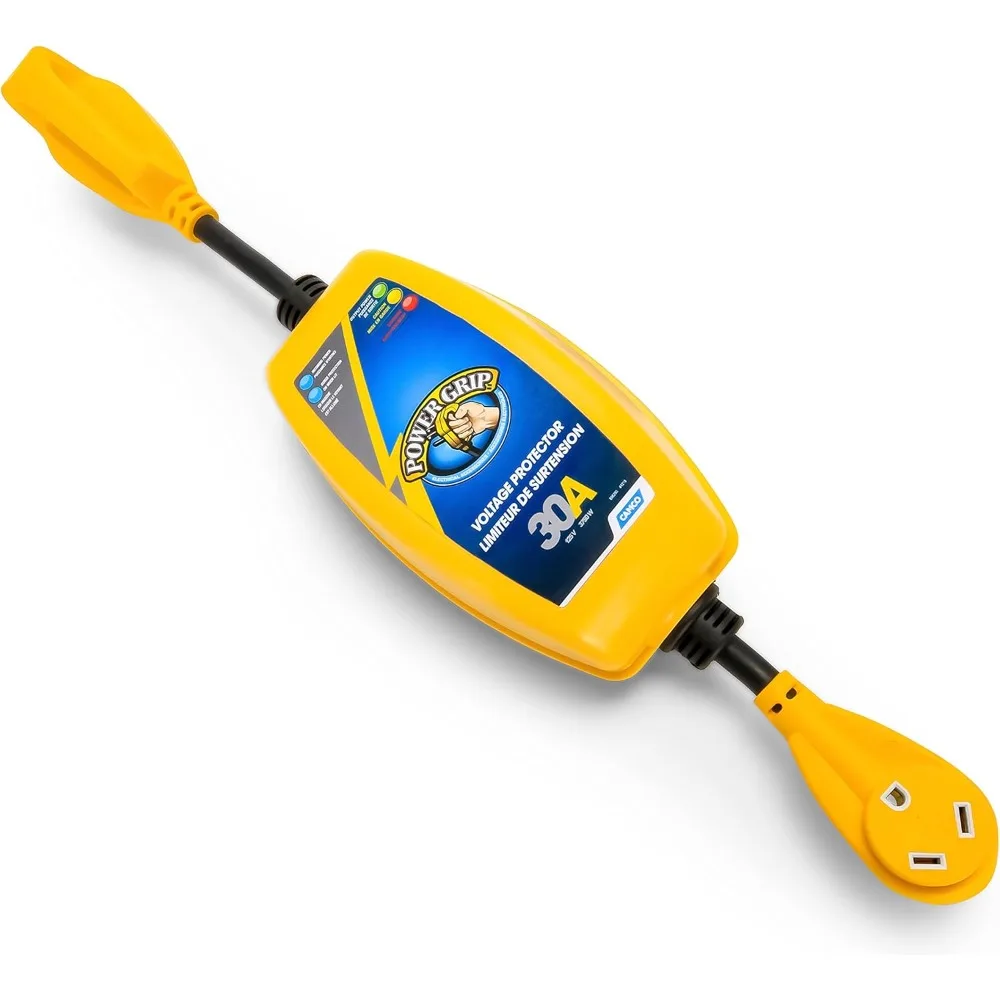 Power Grip Camper/RV 30-Amp Voltage Protector | Features Integrated Surge Protection of Up to 2,800 Joules
Power Grip Camper/RV 30-Amp Voltage Protector | Features Integrated Surge Protection of Up to 2,800 Joules