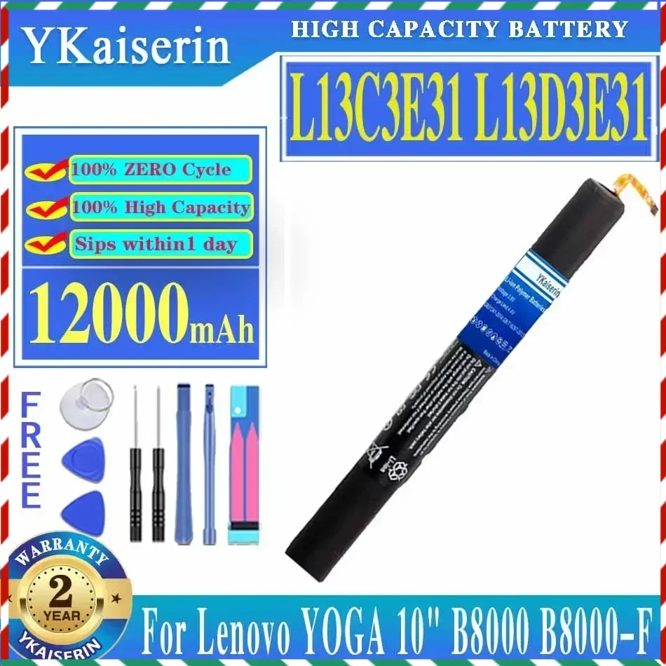 Аккумулятор ykaisзаверin L13C3E31, 12000 мАч, L13D3E31 для LENOVO YOGA 10 "B8000 B8080 60046 60047, фотосессия
Аккумулятор ykaisзаверin L13C3E31, 12000 мАч, L13D3E31 для LENOVO YOGA 10 "B8000 B8080 60046 60047, фотосессия
