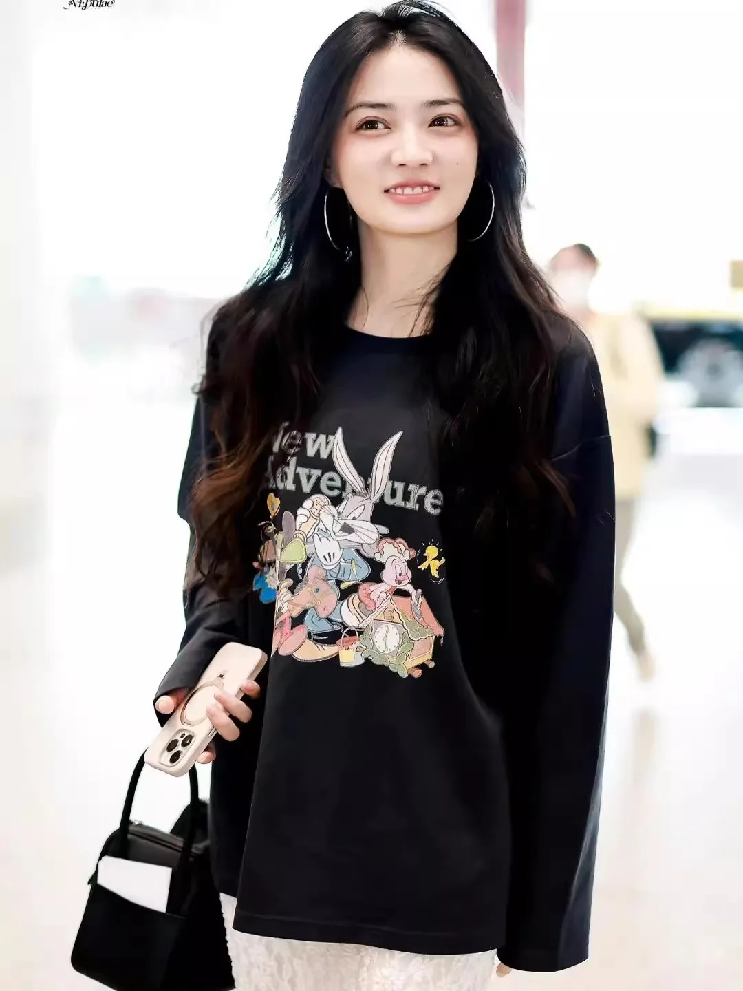 EXJR Unique Rabbit Print Long Sleeve T-Shirt Women's Casual Loose Fit Cotton Autumn Fashionable Slimming Sweatshirt
EXJR Unique Rabbit Print Long Sleeve T-Shirt Women's Casual Loose Fit Cotton Autumn Fashionable Slimming Sweatshirt