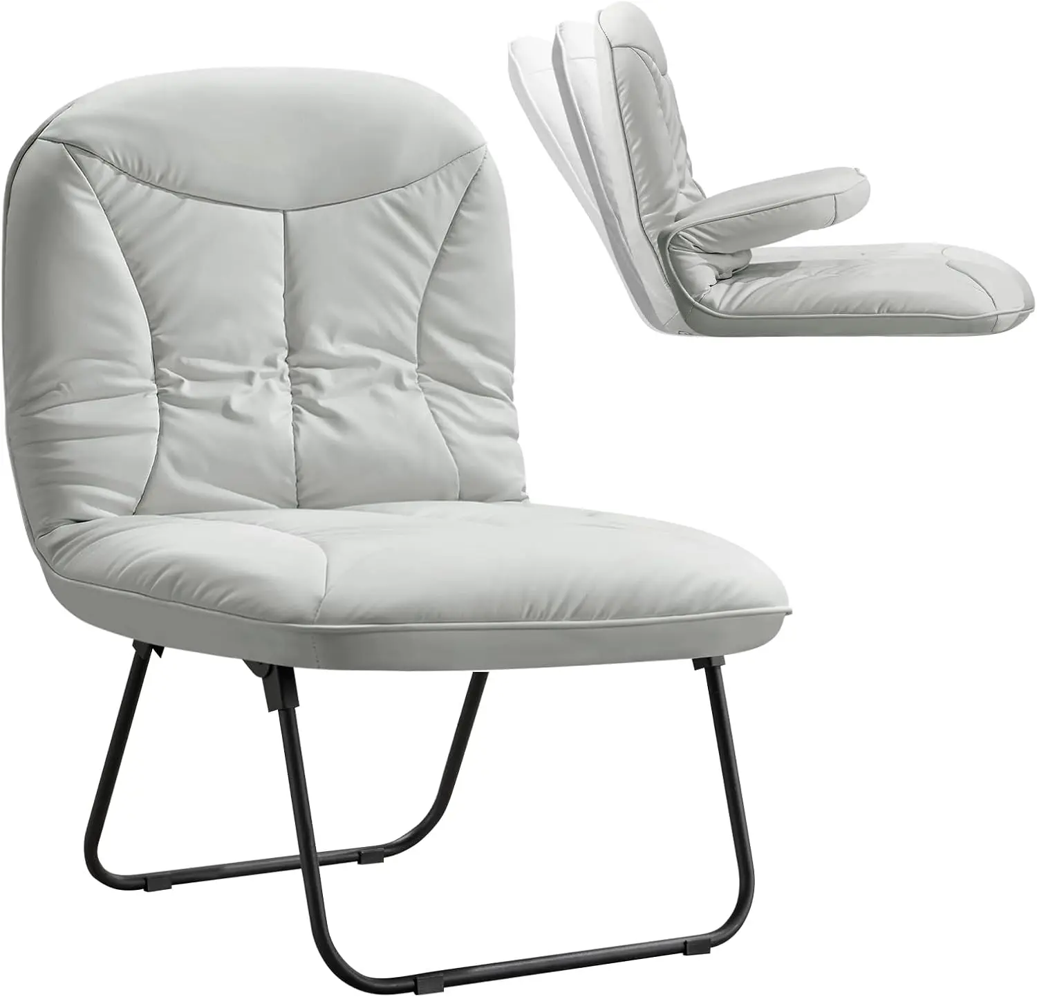 3 in 1 Folding Chair Foldable Floor Chair for Reading, Lounging & Gaming, Portable Camping Chair with Metal Frame
3 in 1 Folding Chair Foldable Floor Chair for Reading, Lounging & Gaming, Portable Camping Chair with Metal Frame