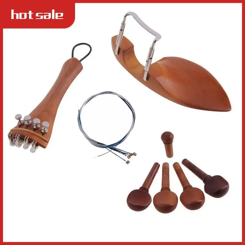 4/4 Violin Spare Parts Accessories Tuning Pins, Draw Plate, Tail Strings, Chinrest, Screws, Fine-Tuning Violin String Set
4/4 Violin Spare Parts Accessories Tuning Pins, Draw Plate, Tail Strings, Chinrest, Screws, Fine-Tuning Violin String Set