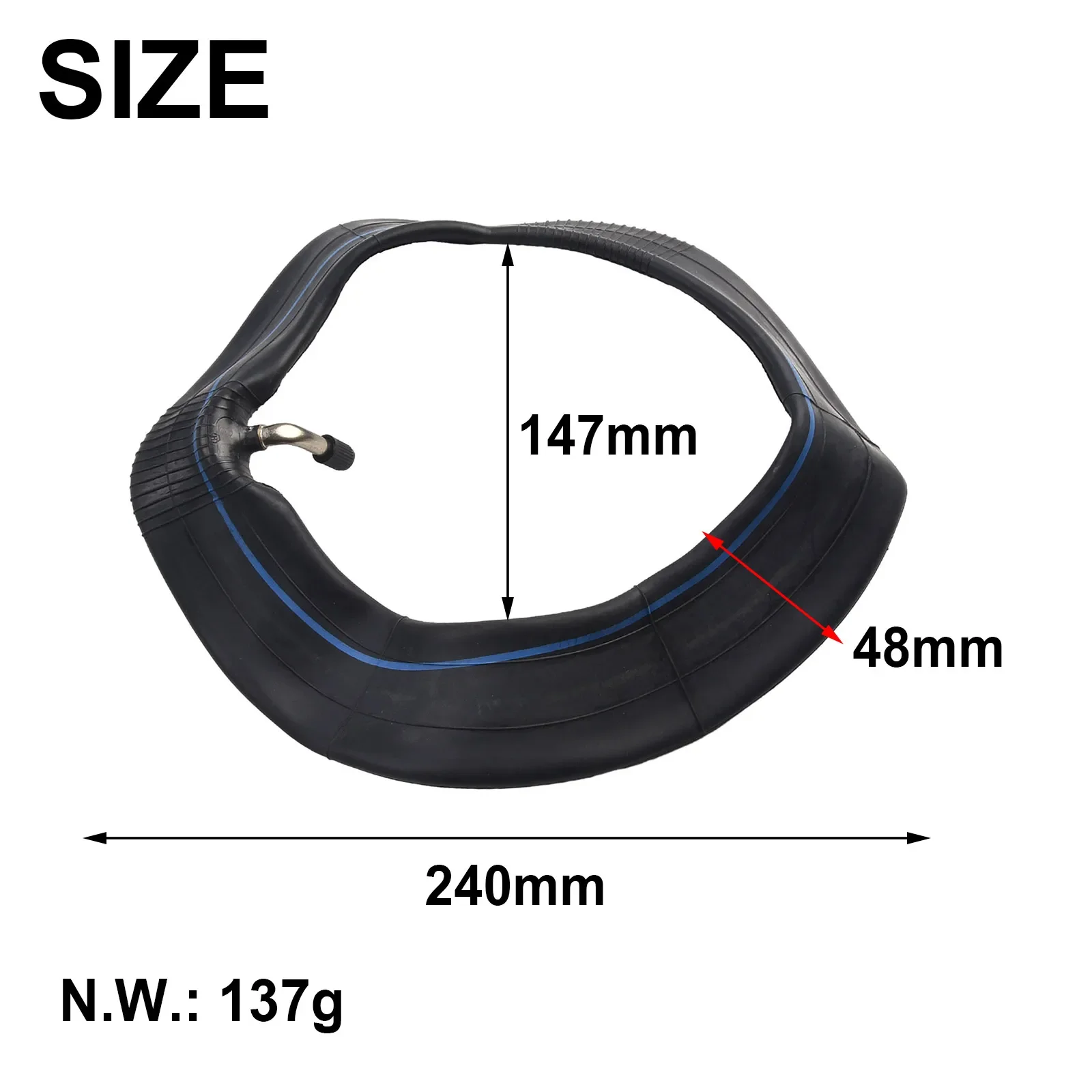 High Quality Inner Tube E-Scooter Tube Electric Scooter Tube Black Inner Tyre Replacement Part Rubber 10 Inch 1pc
High Quality Inner Tube E-Scooter Tube Electric Scooter Tube Black Inner Tyre Replacement Part Rubber 10 Inch 1pc