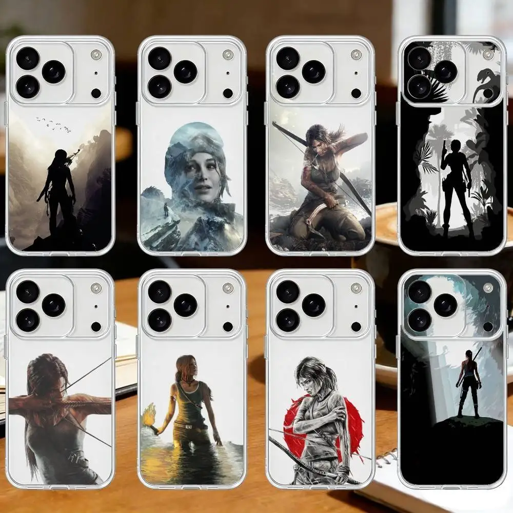 T-Tomb Hot R-Raider Lara Croft Phone Case For iPhone 17 16 15 14 13 12 11 Mini Pro Max Plus Transparent Cover
T-Tomb Hot R-Raider Lara Croft Phone Case For iPhone 17 16 15 14 13 12 11 Mini Pro Max Plus Transparent Cover