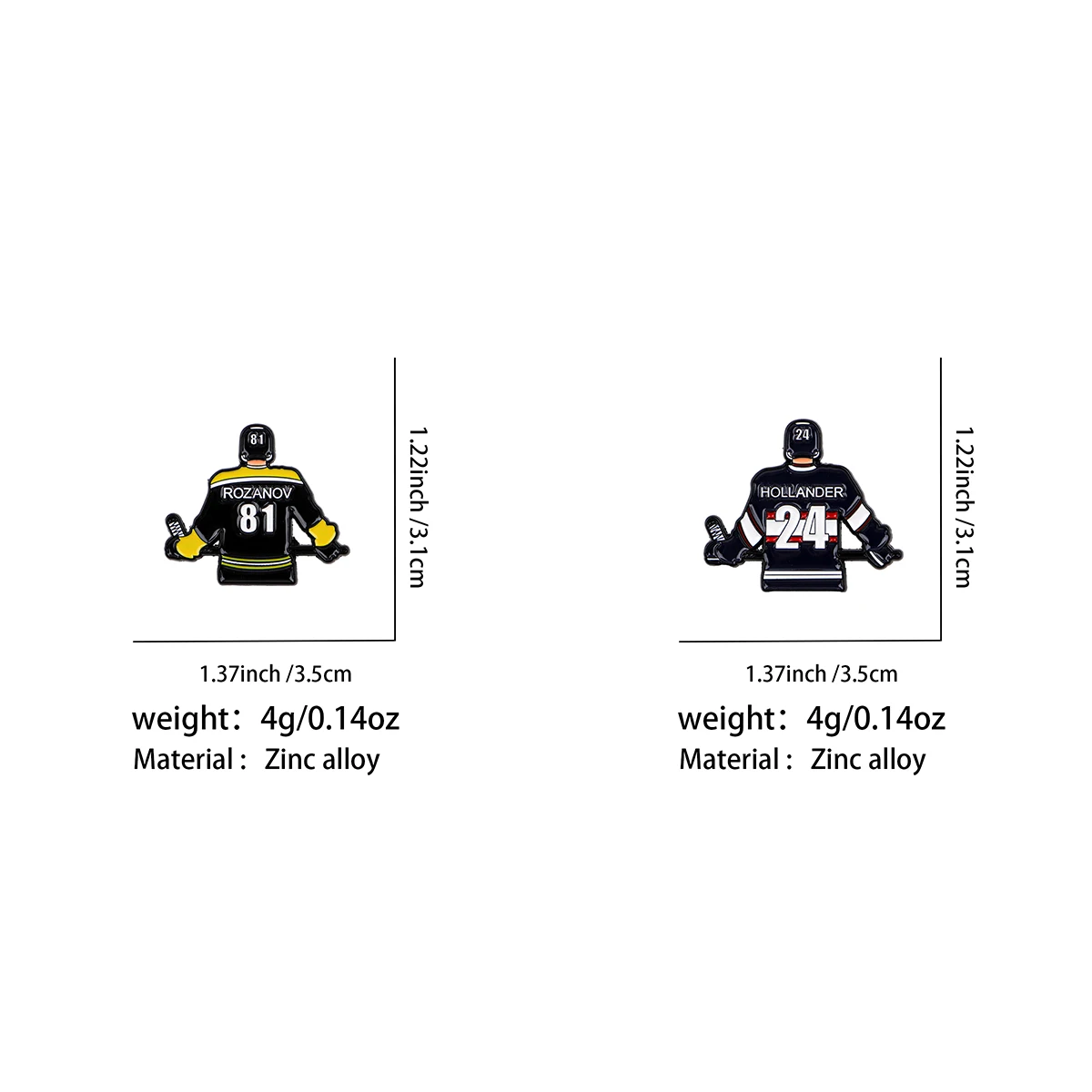 81 24 Hockey Jersey Player Enamel Pins Badges on Backpack Women's Brooches Hat Lapel Pins Cosplay Accessories Gifts
81 24 Hockey Jersey Player Enamel Pins Badges on Backpack Women's Brooches Hat Lapel Pins Cosplay Accessories Gifts
