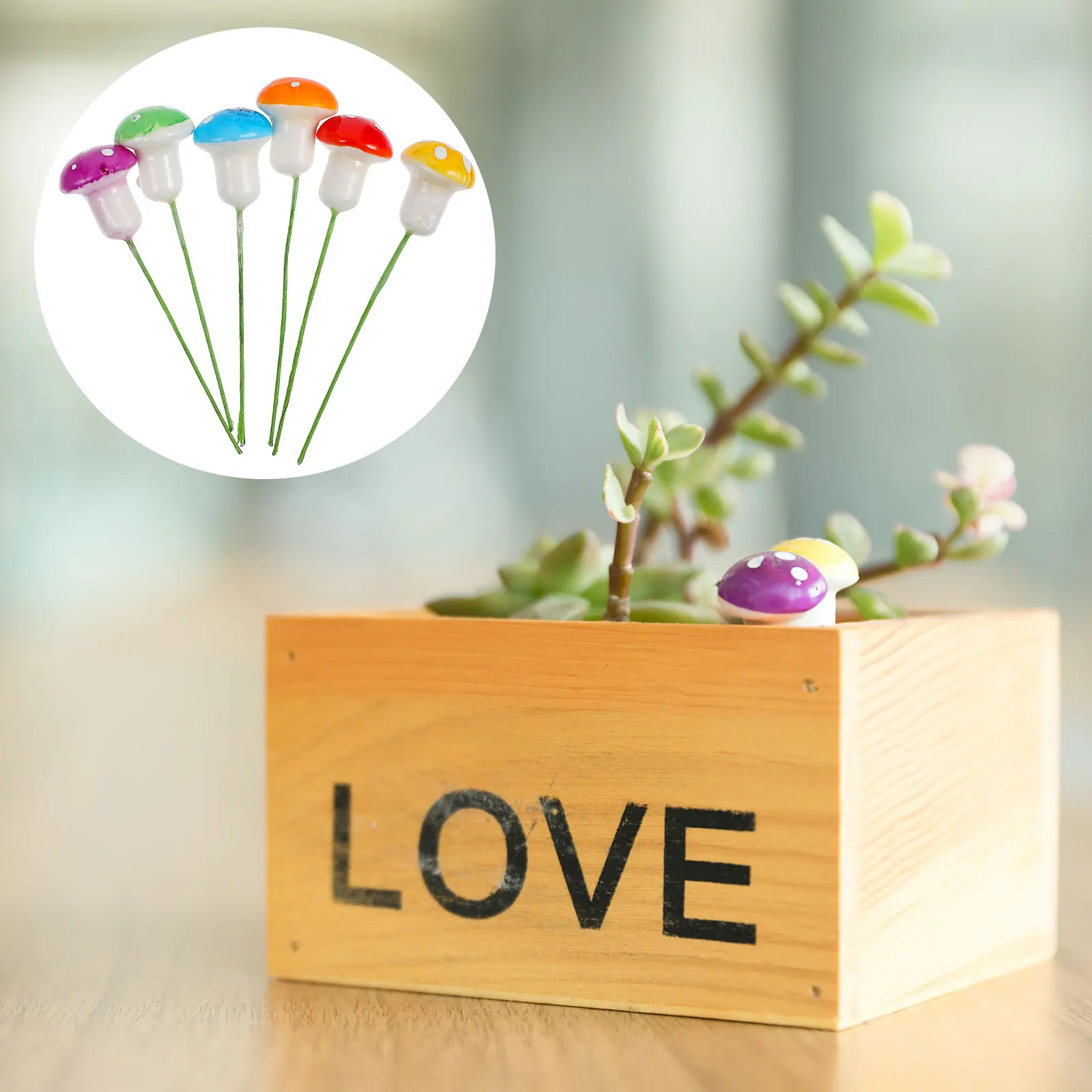 100pcs Mushrooms Realistic Colorful for Garden Ornaments Micro Landscape Decoration Plant Terrarium Craft Desktop
100pcs Mushrooms Realistic Colorful for Garden Ornaments Micro Landscape Decoration Plant Terrarium Craft Desktop