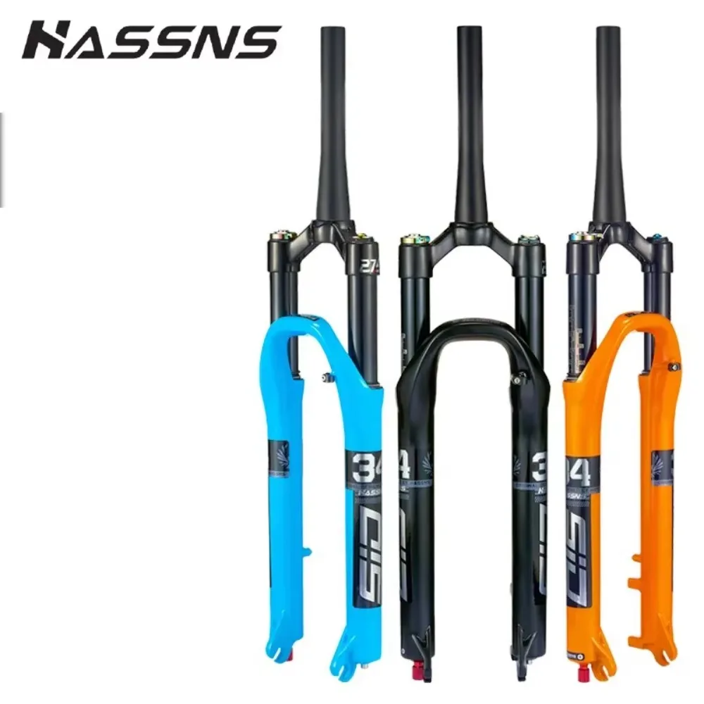 HASSNS Mtb Fork Suspension Mountain Bike 29 27 5 26 Rock Shox Air and Oil Shock Absorber Bicycle Tapered Front Fork Cycling
HASSNS Mtb Fork Suspension Mountain Bike 29 27 5 26 Rock Shox Air and Oil Shock Absorber Bicycle Tapered Front Fork Cycling