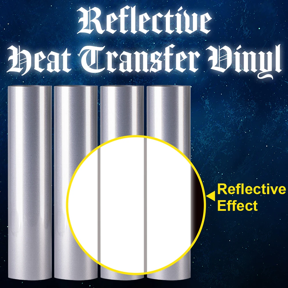 10pcs silver gray reflective HTV vinyl 9.84 "x11.81", film transfer film for T-shirt backpacks, easy to cut lettering film
10pcs silver gray reflective HTV vinyl 9.84 "x11.81", film transfer film for T-shirt backpacks, easy to cut lettering film