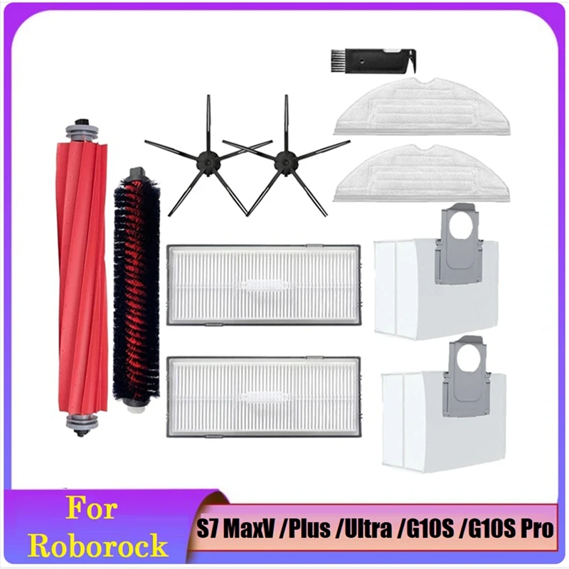 11PCS For Xiaomi Roborock S7 Maxv / Plus / Ultra G10S /G10S Pro Robot Vacuum Cleaner Parts Main Side Brush Mop Filter Dust Bag
11PCS For Xiaomi Roborock S7 Maxv / Plus / Ultra G10S /G10S Pro Robot Vacuum Cleaner Parts Main Side Brush Mop Filter Dust Bag