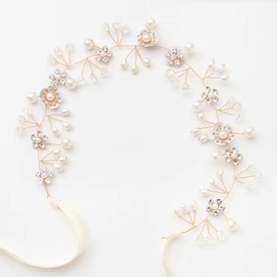 Flower Girl Headband, Princess Flower Crystal Headpiece, Girl Hair Accessories, Rhinestone Pearl Headband, Suitable for Girls a
Flower Girl Headband, Princess Flower Crystal Headpiece, Girl Hair Accessories, Rhinestone Pearl Headband, Suitable for Girls a