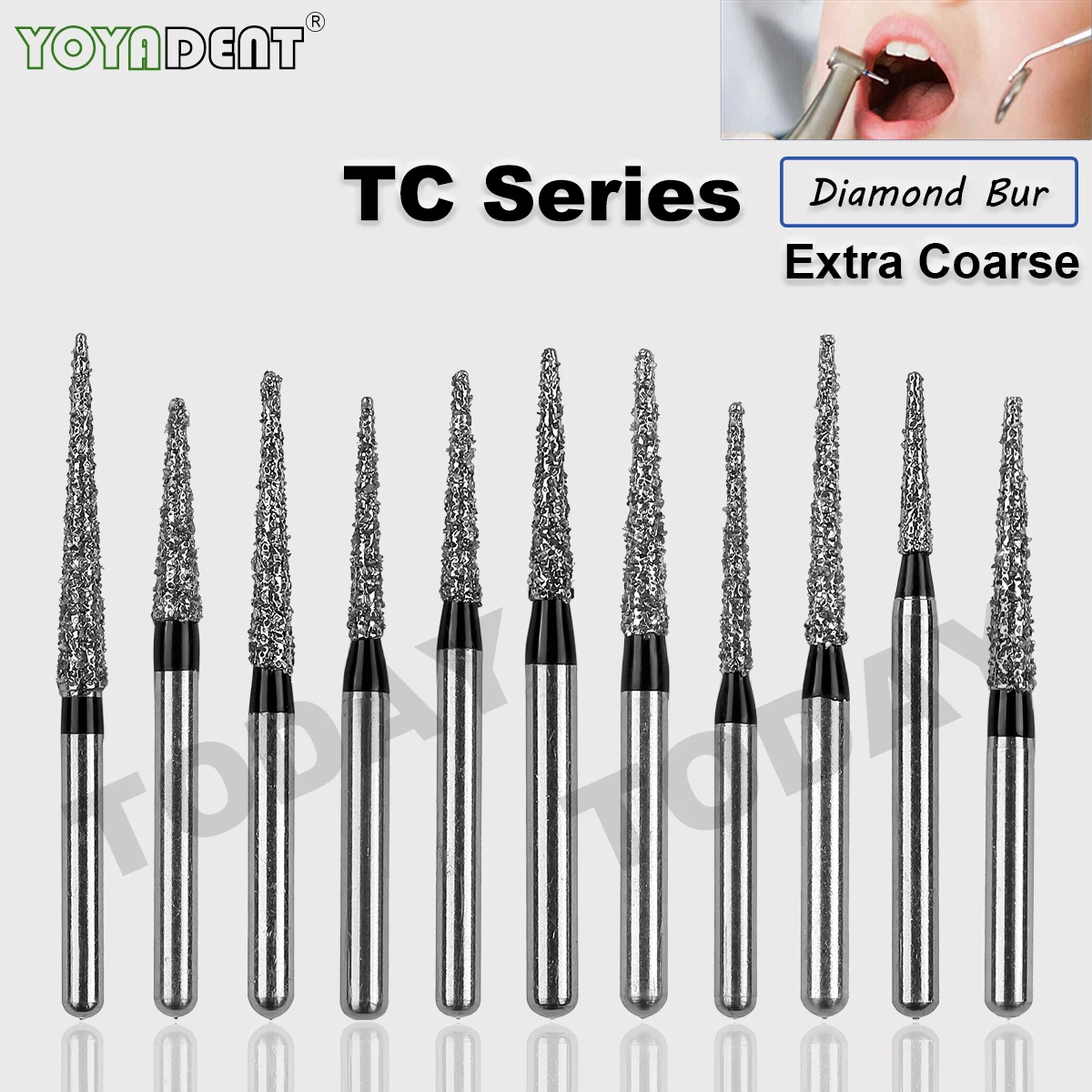 TC Type Extra Coarse Dental Burs Diamond Burs Dentistry Strawberries For High Speed Handpiece Dentist Tools FG 1.6mm 10pcs
TC Type Extra Coarse Dental Burs Diamond Burs Dentistry Strawberries For High Speed Handpiece Dentist Tools FG 1.6mm 10pcs
