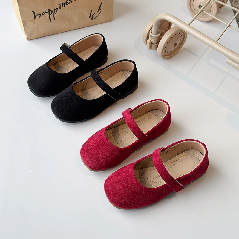 Spring Girl's Casual Shoes Round Toe Hook-loop Shallow Chic Kid's Flat Shoe Solid Colors Anti-slip Daily All-match Children Shoe
Spring Girl's Casual Shoes Round Toe Hook-loop Shallow Chic Kid's Flat Shoe Solid Colors Anti-slip Daily All-match Children Shoe