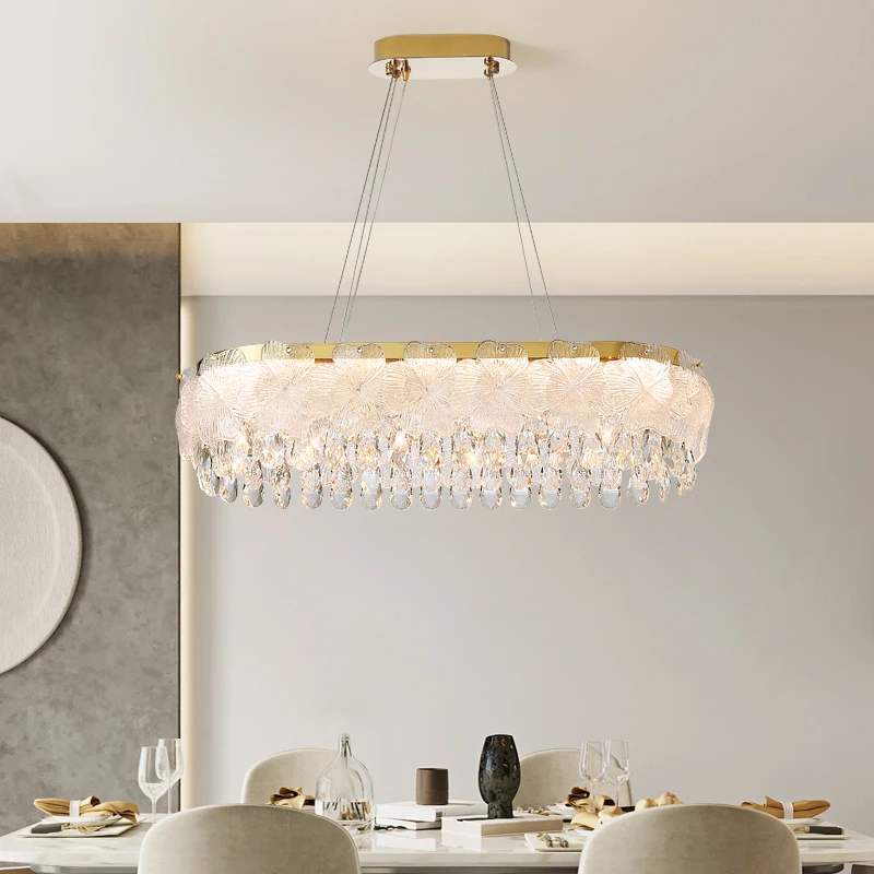 Light Luxury Crystal Chandelier Living Room Light Simple Modern French Glass Cream Style Dining Room Bedroom 2025 New Hot Model
Light Luxury Crystal Chandelier Living Room Light Simple Modern French Glass Cream Style Dining Room Bedroom 2025 New Hot Model