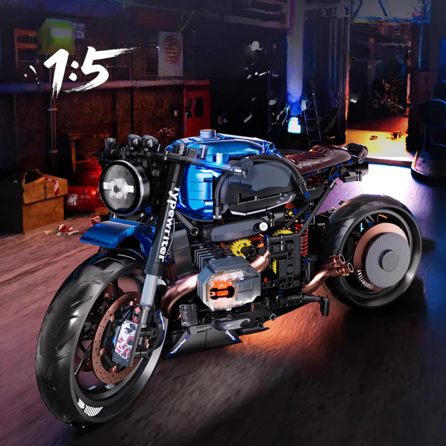 New mechanical component building block motorcycle model, challenging to assemble, perfect gift for boys, decorative item
New mechanical component building block motorcycle model, challenging to assemble, perfect gift for boys, decorative item