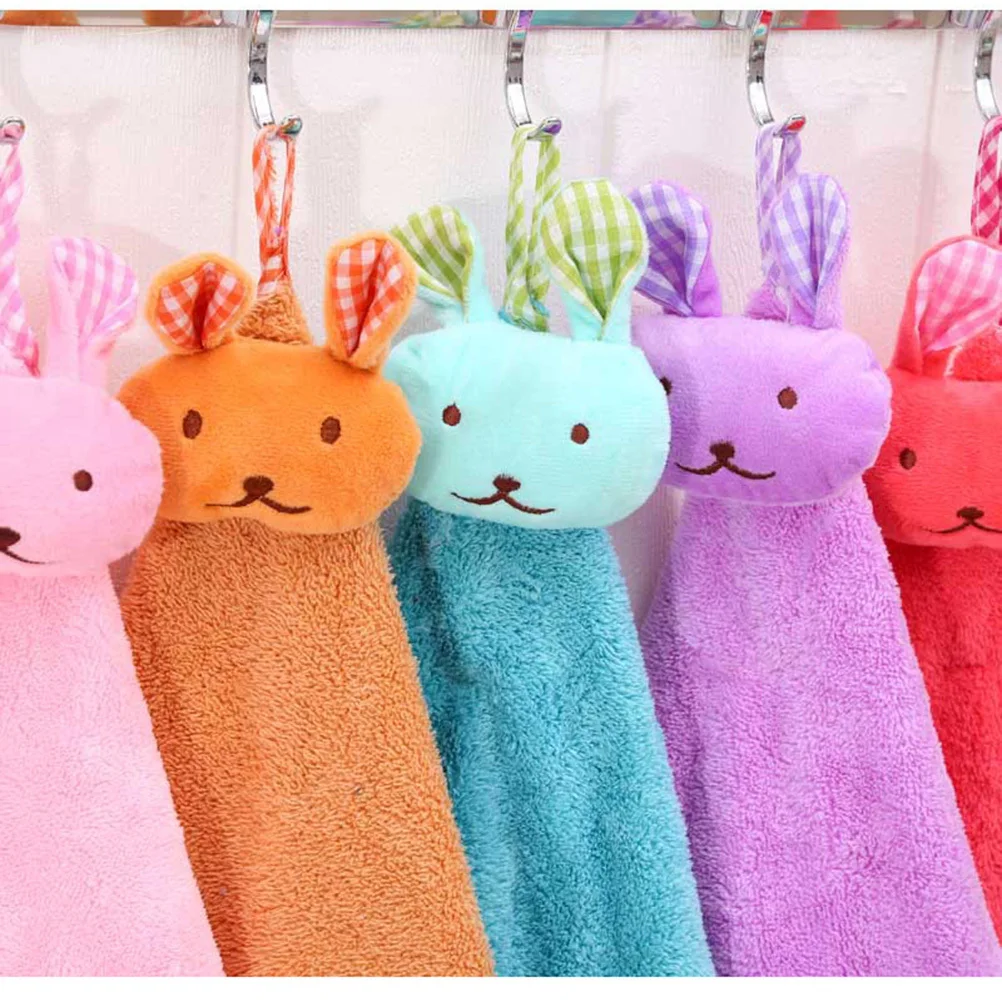Rabbit Style Coral Fleece Hand Towels Thick Hanging Water-Absorbing Dish Wash Cloth For Kitchen Bathroom Toilet Purple
Rabbit Style Coral Fleece Hand Towels Thick Hanging Water-Absorbing Dish Wash Cloth For Kitchen Bathroom Toilet Purple