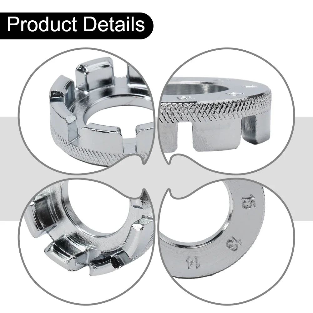 Bike Spoke Wheel Wrench Nipple Spanner Repair Tool For Cyclist Adjuster Portable Brand New High Quality Useful
Bike Spoke Wheel Wrench Nipple Spanner Repair Tool For Cyclist Adjuster Portable Brand New High Quality Useful